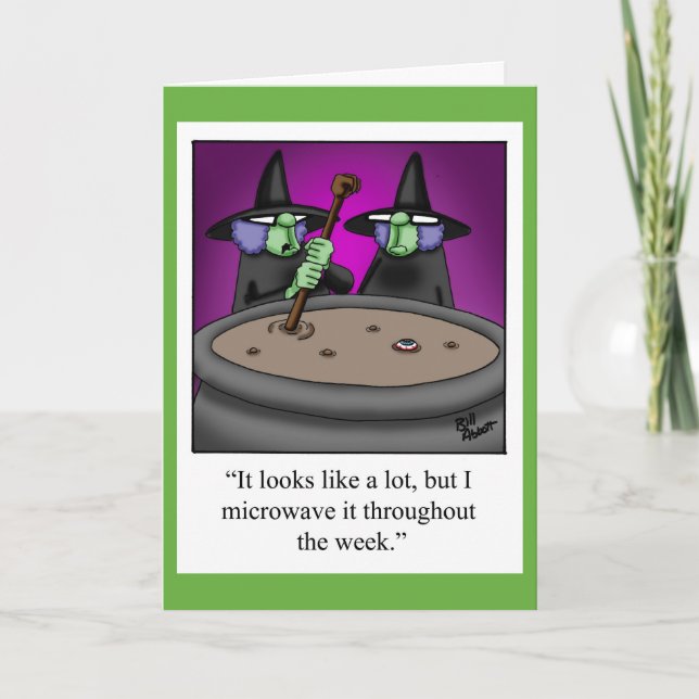 Carte Funny Halloween Humour Card Spectickles (Devant)
