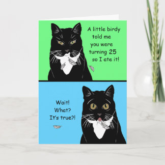 Carte Funny Happy 25th Birthday Card