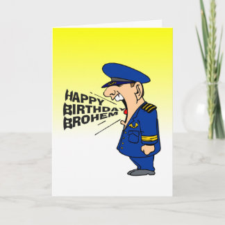 Carte funny happy birthday wish brother