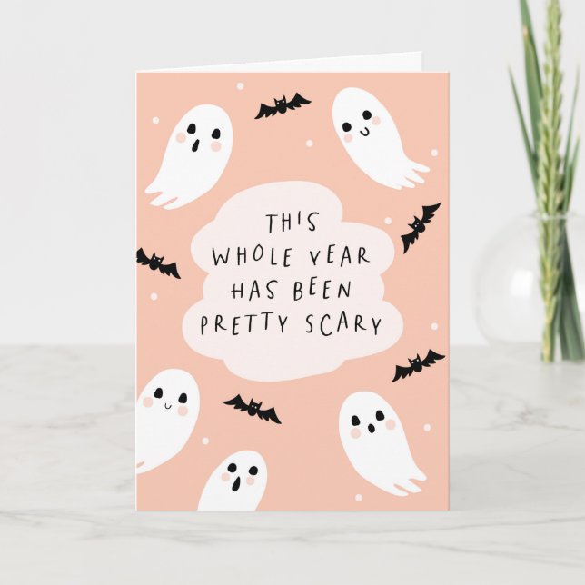 Carte Funny Happy Halloween Card 2025 (Devant)