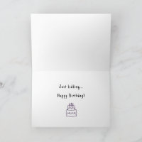 Funny heureux d'anniversaire minimaliste autre jou