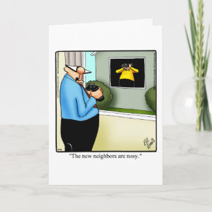 Carte Funny Hi & Hello Humour Greeting Card