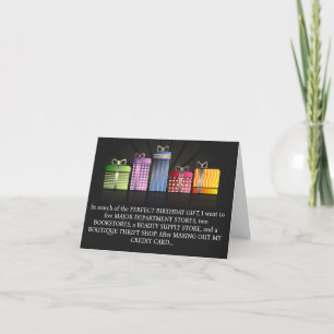 Carte Funny Hilaried Birthday Card
