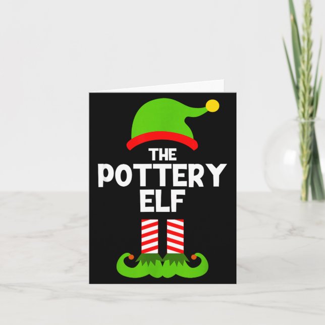 Carte Funny I'm The Ttery Elf Christmas Xmas  (Devant)