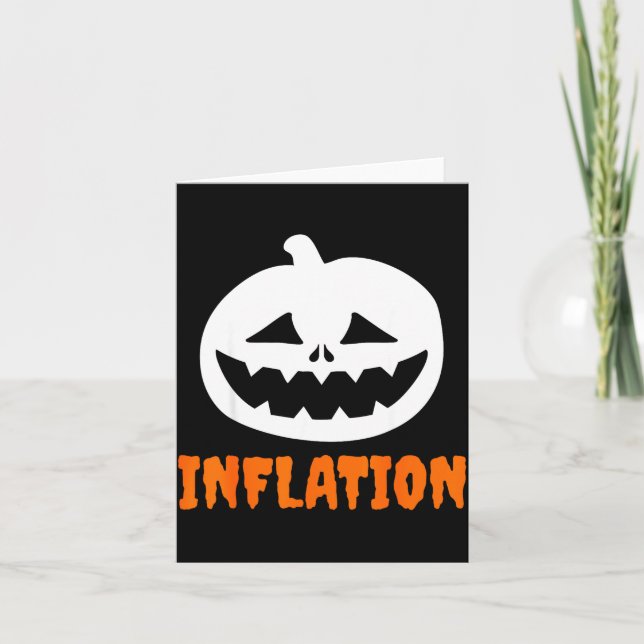 Carte Funny Inflation Halloween Costume Couple Matching  (Devant)