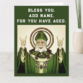 Carte Funny Irish Catholic Birthday