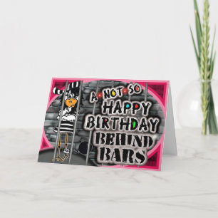 Carte Funny Jailbird
