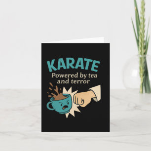 Carte Funny Karate Humour Martial Powered