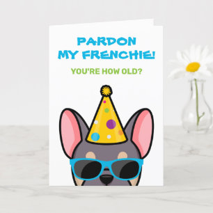 Carte Funny Lilac Tan French Bulldog Frenchie Anniversai