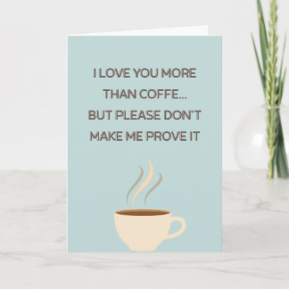 Carte Funny Mother's Day Coffee Photo Card