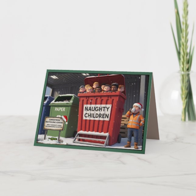 Carte Funny naughty children (Devant)