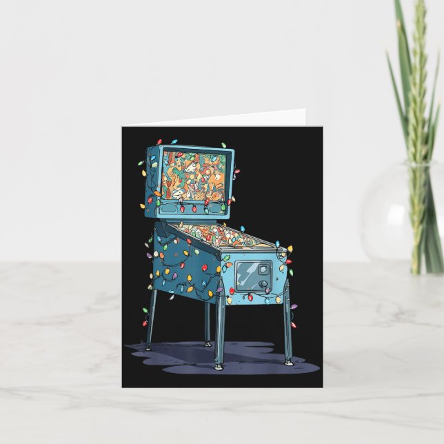 Carte Funny Nball Machine Christmas Graphics Lights Love (Devant)