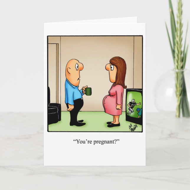 Carte Funny New Baby Félicitations Card (Devant)