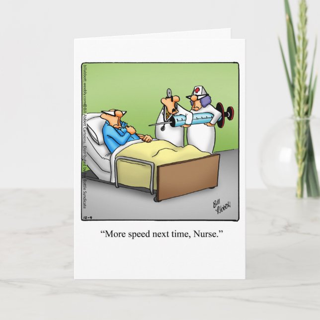 Carte Funny Nursing School Graduation Card Félicitation  (Devant)