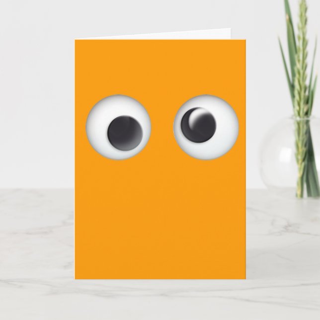 Carte Funny Orange Candy Maze Halloween (Devant)