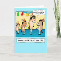 Funny Pin the Tail on Donkey Birthday