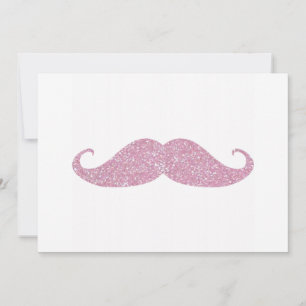 Carte Funny Pink Bling Mustache