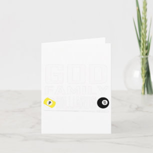 Carte Funny Pool Billard Dieu Famille Billard Cadeau