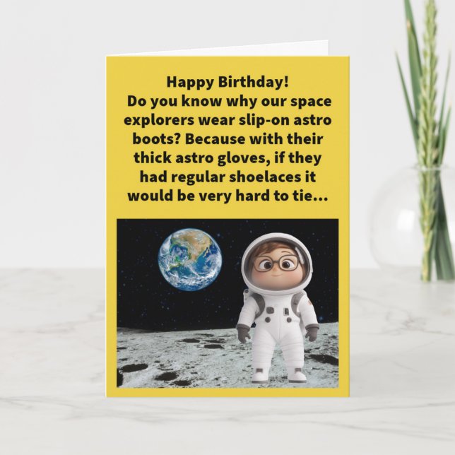 Carte Funny Pun Astro Knots Joyeux Anniversaire (Devant)