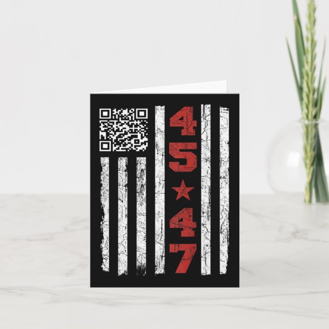 Carte Funny Qr President Trump Dance Code Trump 4547 (su (Devant)