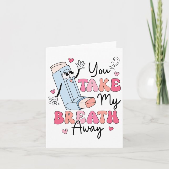 Carte Funny Respiratory Valentines Day Rt Lung Squad Val (Devant)