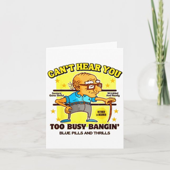 Carte Funny Retirement Bold Inappropriate Funny Gag Gift (Devant)