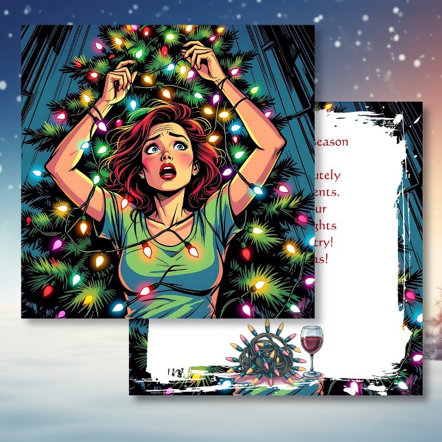 Carte Funny Sarcastic Christmas Humor (Créateur téléchargé)