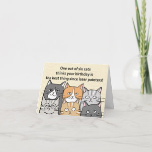 Carte Funny Sassy Amoureux des chats Personnalisable Cha