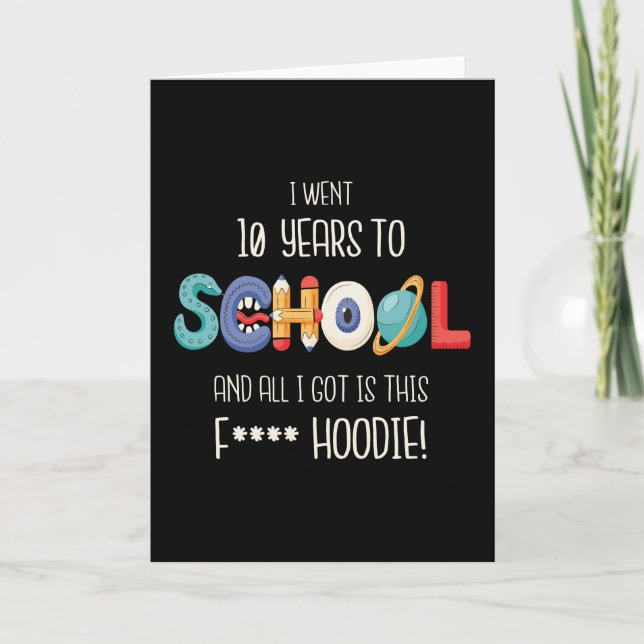 Carte Funny School (Devant)