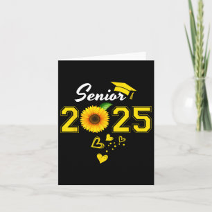 Carte Funny Senior 2025 Funny Graduation Tournesol Cl de