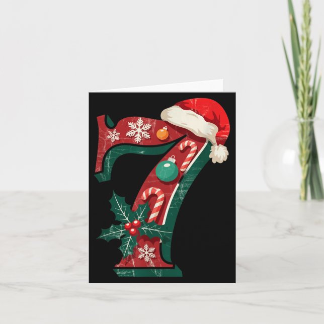 Carte Funny Six Seven 6 7 Meme Design Couples Christmas  (Devant)
