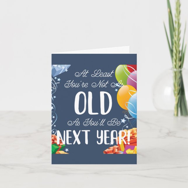 Carte Funny Snarky Joyeux anniversaire (Devant)