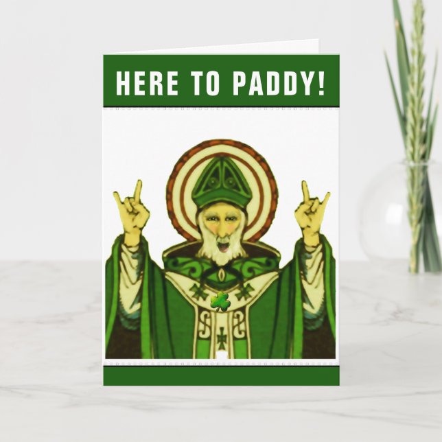 Carte Funny St. Patrick's Day Birthday Card (Devant)