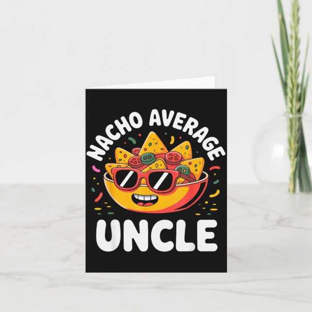 Carte Funny Uncle Design For Uncle Men First Time Uncle  (Devant)
