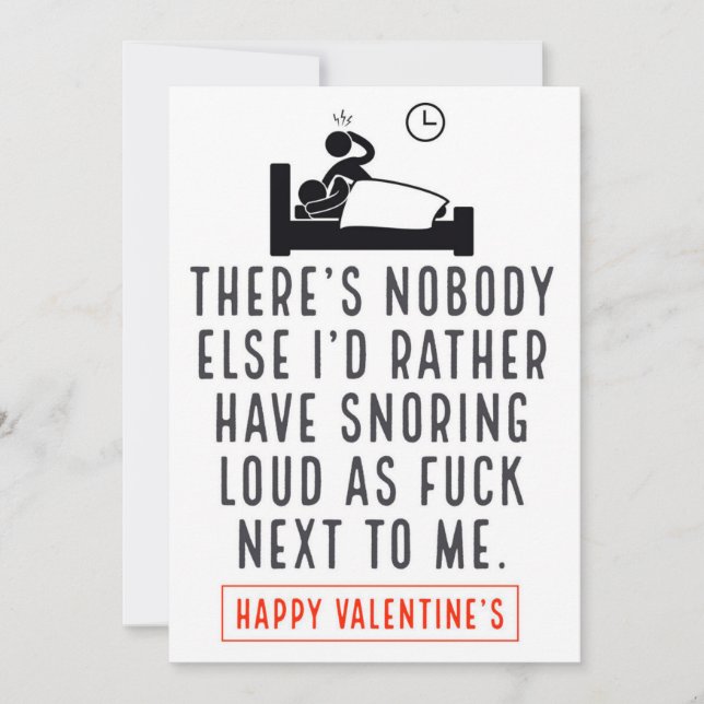 Carte Funny Valentines (Devant)