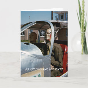 CARTE FUNNY VINTAGE TEST DUMMIES MANNEQUINN DOLL PHOTO