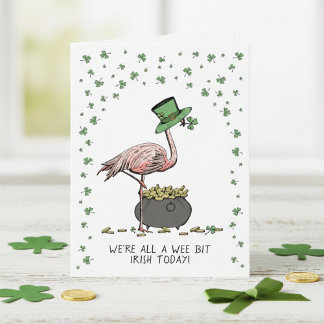 Carte Funny Wee bit Irish St Patrick’s Day Card
