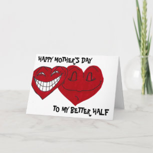 Carte FUNNY WIFE'S MOTHER'S DAY