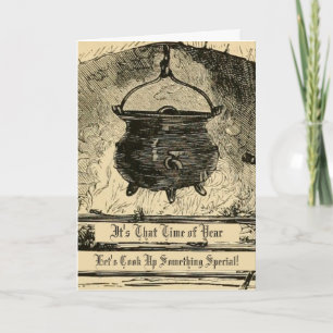 Carte Funny Witches Cauldron Happy Card Halloween