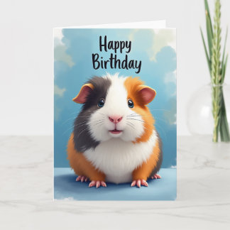 Carte Furry Rodent Birthday Card