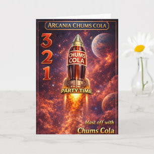 Carte fusée de lancement de cola copain d'Arcadie annive