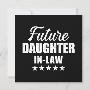 Carte Futur belle-fille pour mariage et fiançailles