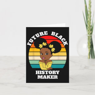 Carte Futur Black History Maker JunetDix Hbcu Afro Gi