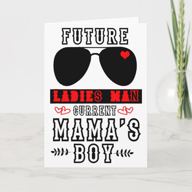 Carte Futur Don Juan Actuel Fils à Maman - Amusant Saint (Devant)