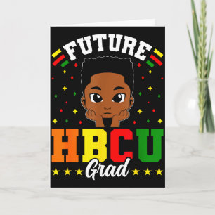 Carte Futur garçon diplômé Hbcu Noir Collège Historiquem