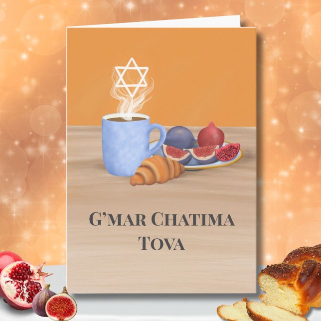 Carte G’mar Chatima Tova Café, grenades (Créateur téléchargé)