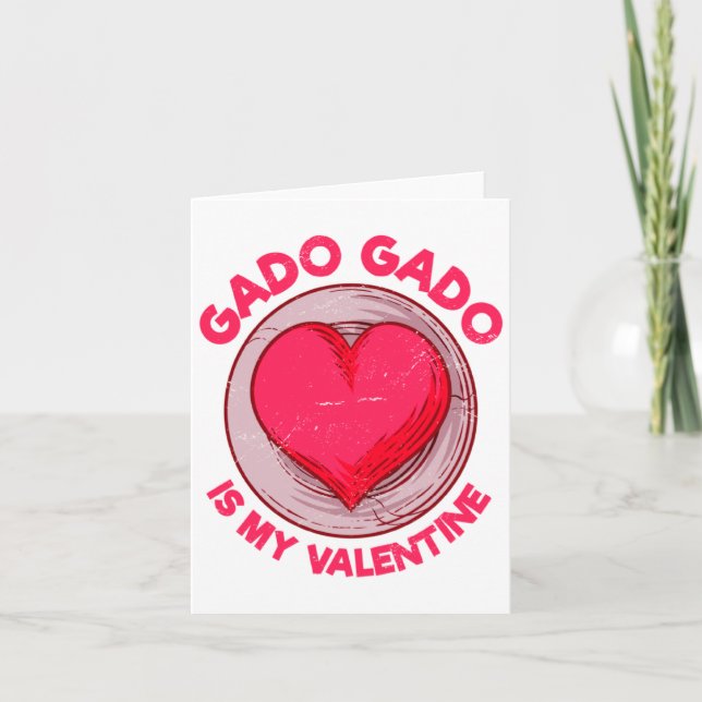 Carte Gado Gado est ma Saint-Valentin Salade indonésienn (Devant)