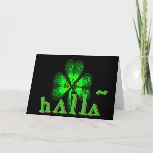 Carte Gaelic Hello (Devant)