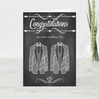 Carte gaie de félicitations de mariage