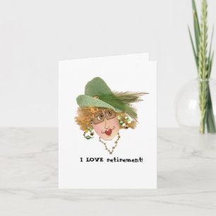 Carte Gal Whimsical Retraité